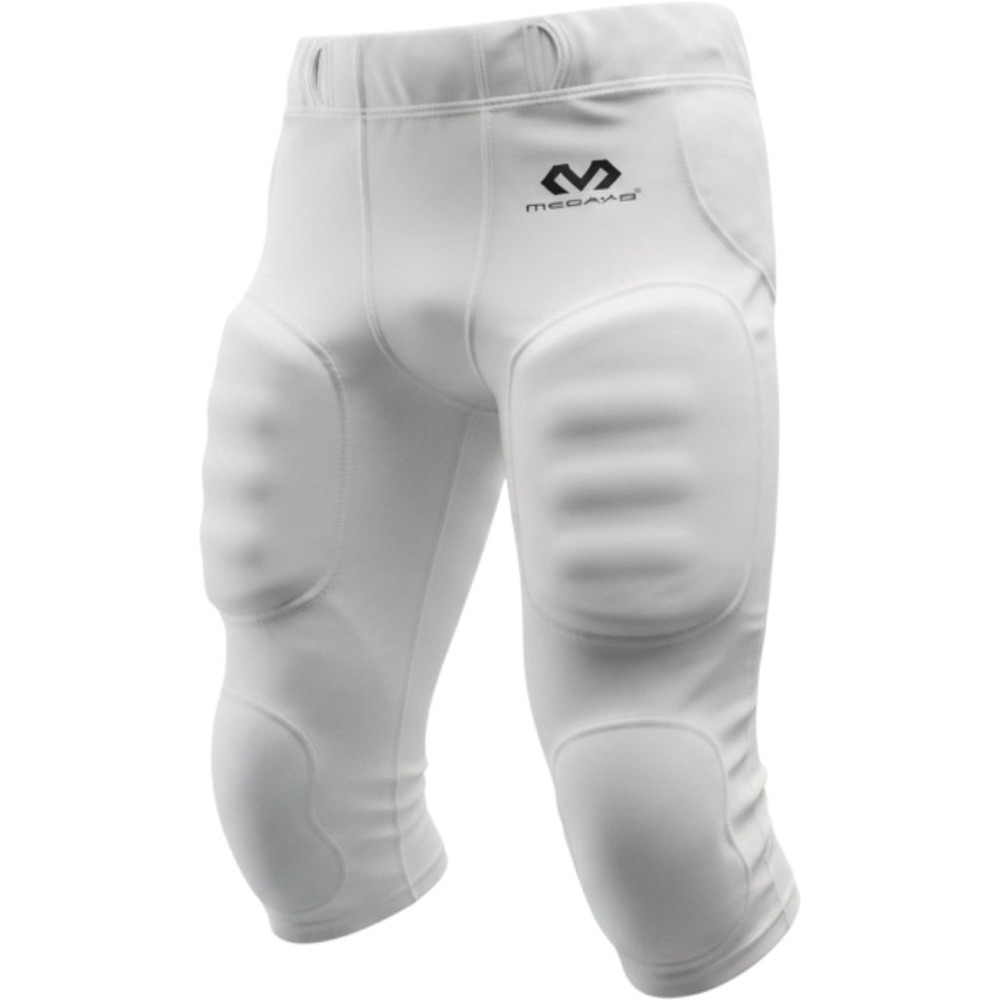 McDavid Rival Integrated Football Pants Youth XL White MD7595 Padded Protective